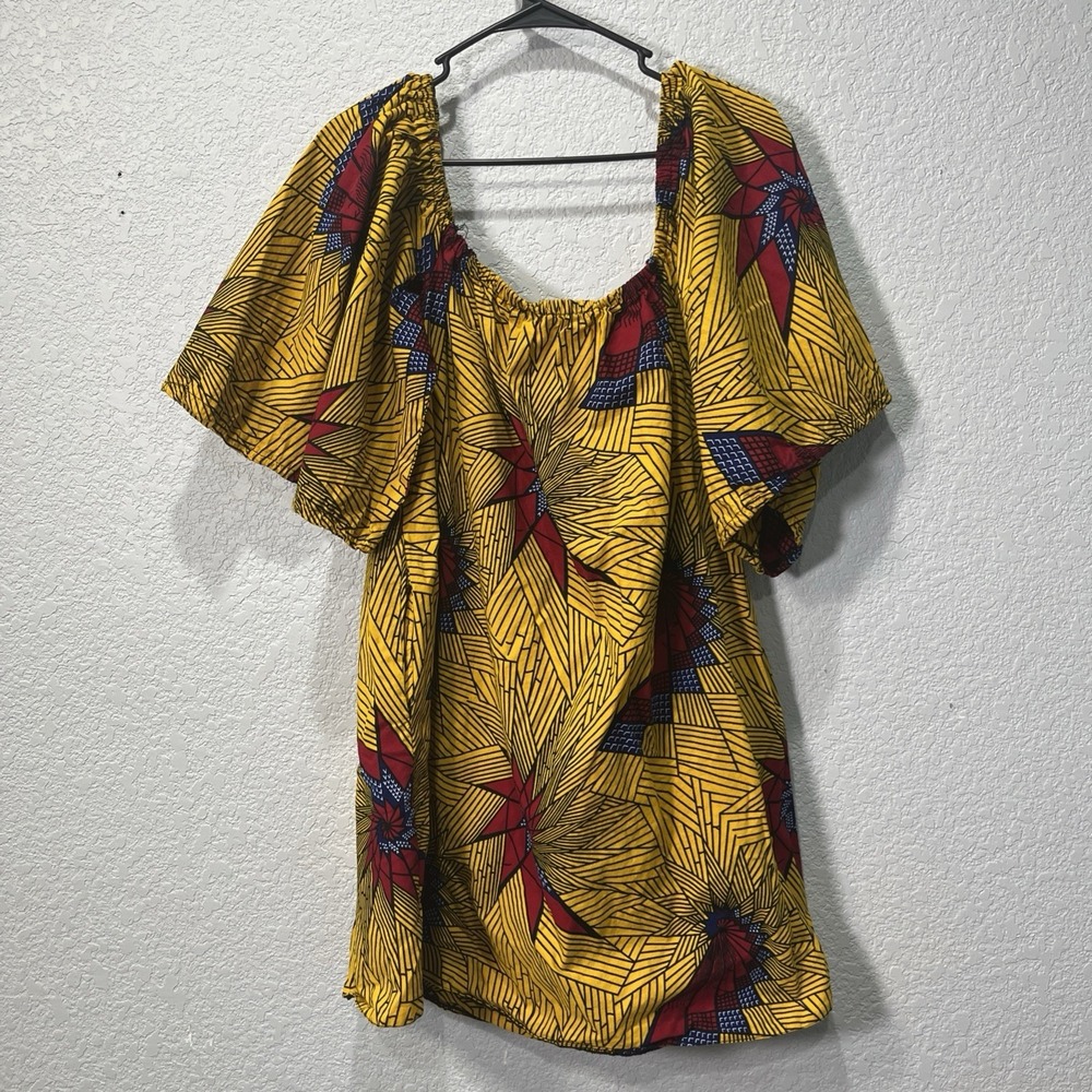 Grassfields African Print Women's dress Summer Party Ankara 100% Cotton Dress